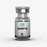 picture of vial of ghrp-6 5mg peptide powder by peak molecular